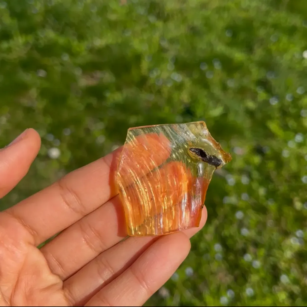 Copal (Ambre jeune) - Chaleur | Pierre Brute