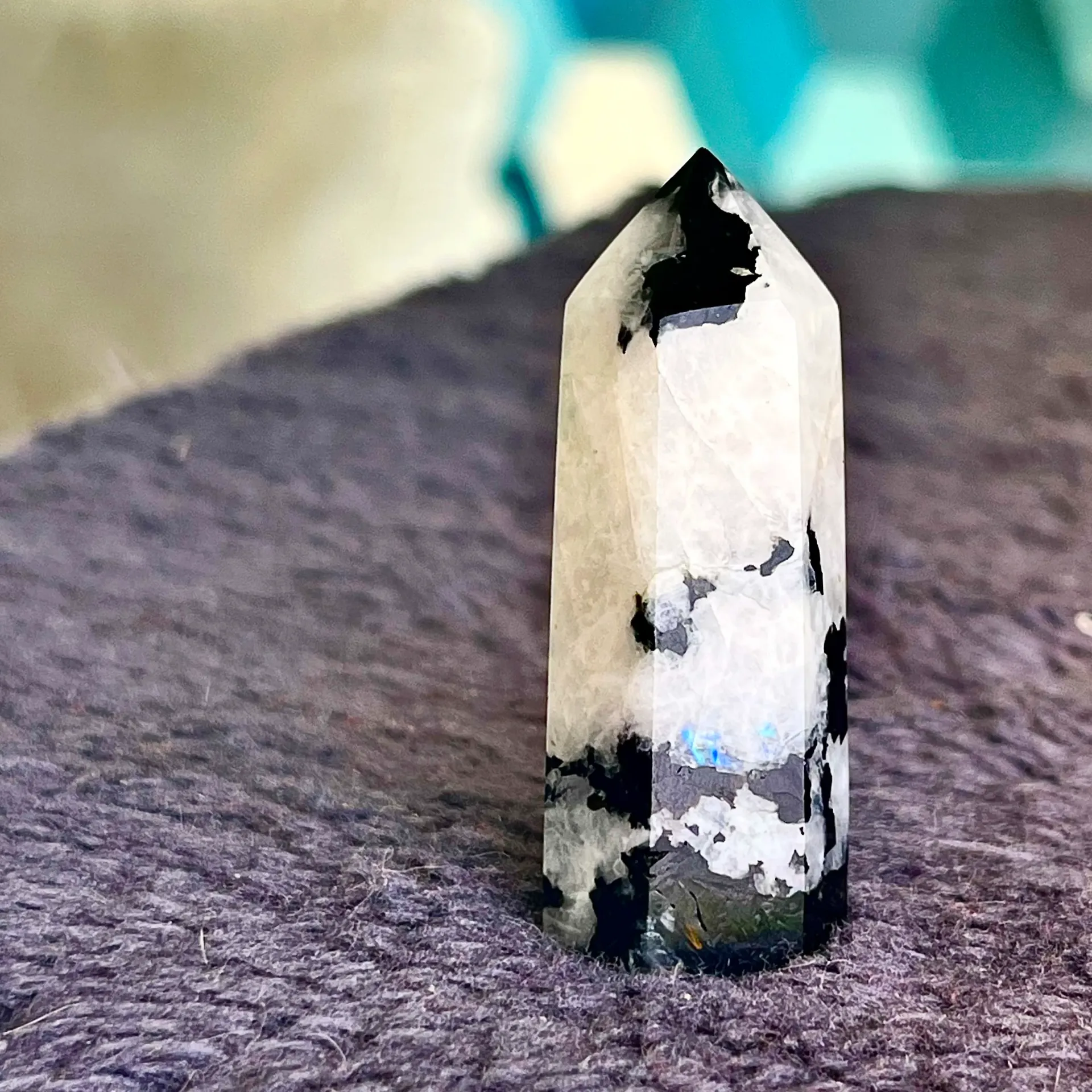 Péristérite (Labradorite blanche) - Intuition | Pointe