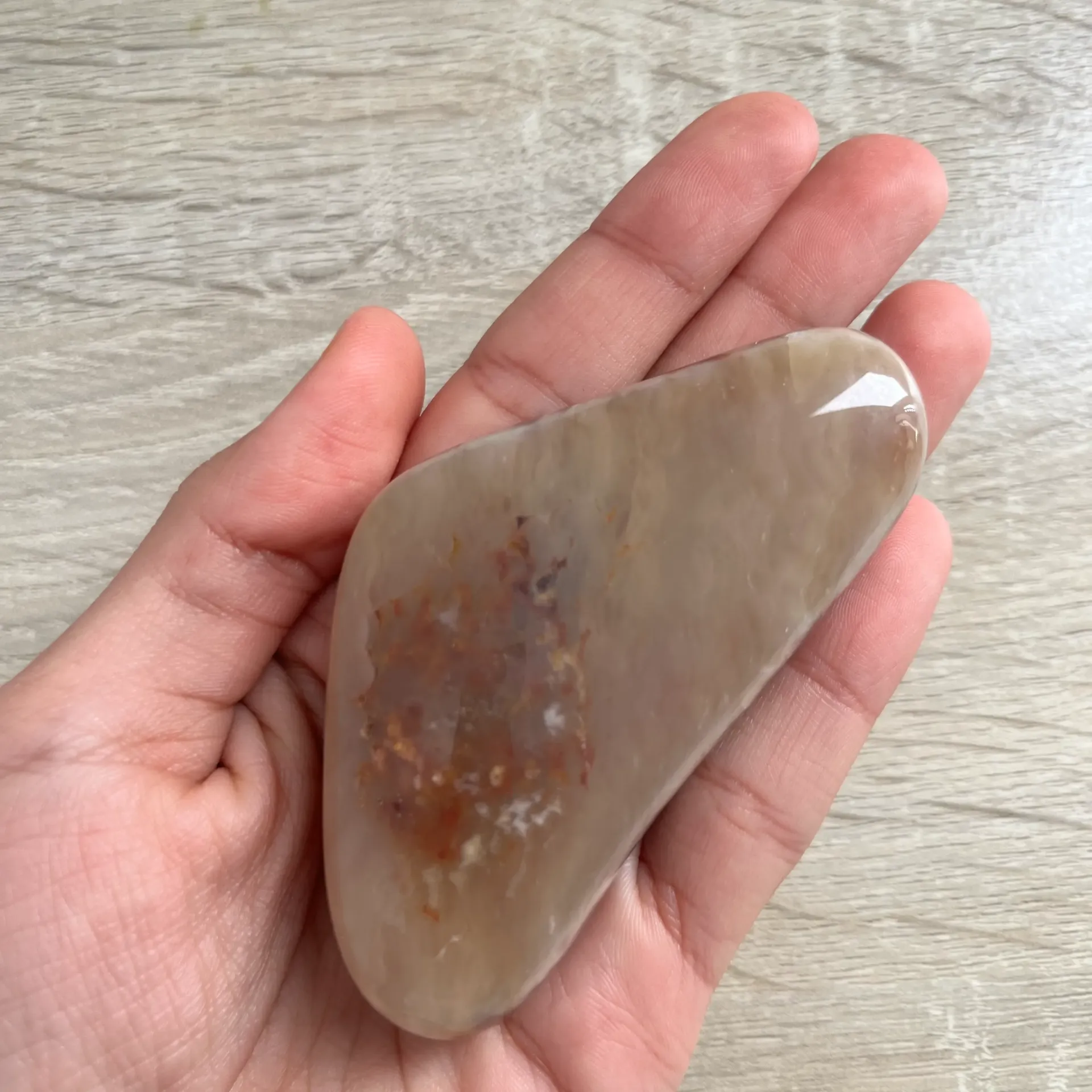 Agate - Stabilité & Apaisement | Grand Galet (8cm)